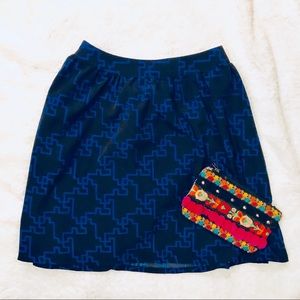 🔴4 for 25🔴 Merona Electric Blue Pattern Skirt